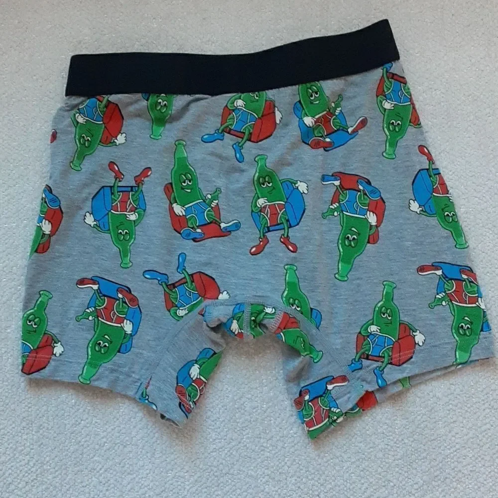 SAXX-Vibe Ballpark Pouch VIBE Boxer Brief. pants Drunk, Grey/Green, Size XS,NWOT